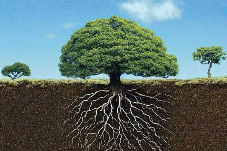 A strong oak tree symbolizing growth of liberty and law